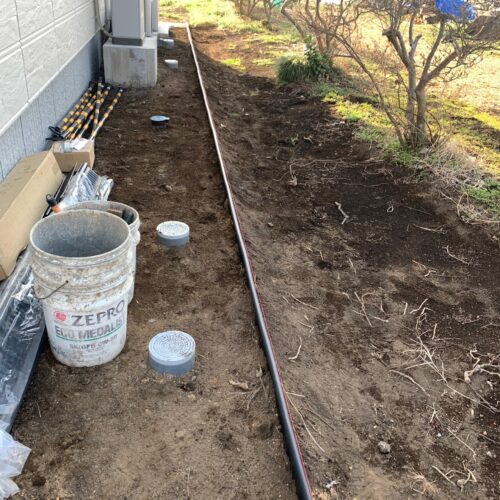 リサイクルエッジ取付です。