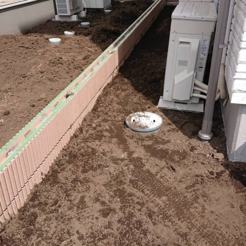 埋め戻しです。