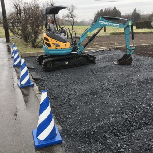 本日はあいにくの雨のお天気の為工事作業はお休みとなります。
