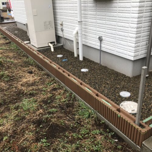 本日は雨の為に工事作業はお休みとなります。