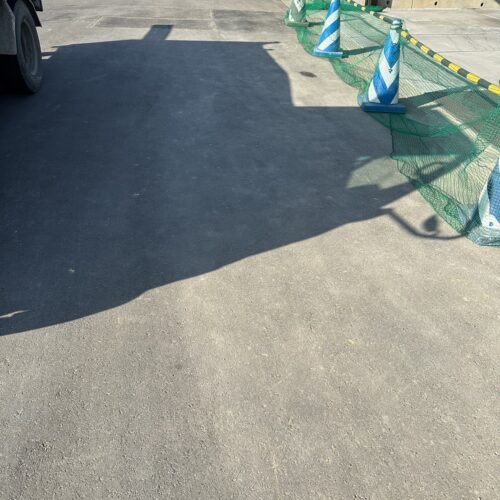 作業完了後の清掃です。