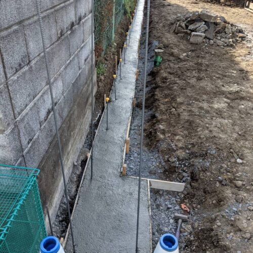 ベースコンクリートです。