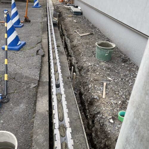 ブロック組積です。