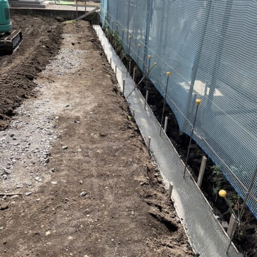 ベースコンクリートです。