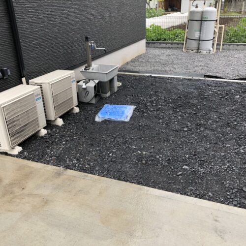 本日は雨の為工事作業はお休みとなります。