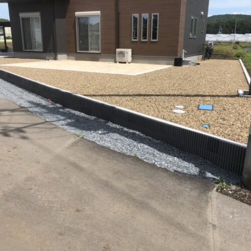 追加となりましたフェンス工事の着工前となります。明日よりフェンス追加工事の着工となります。