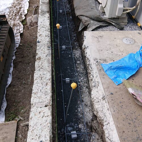 ベース配筋です。