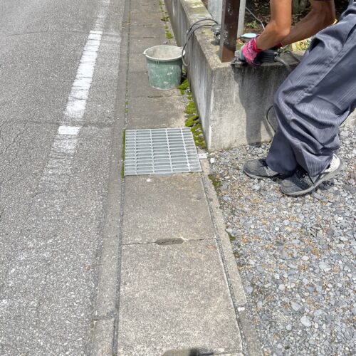 フェンス解体です。