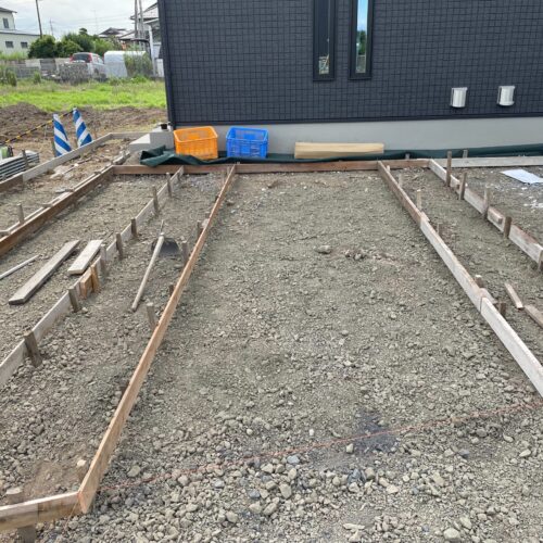 枠組み状況になります。