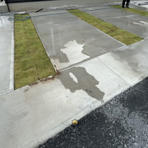 作業完了後の清掃です。