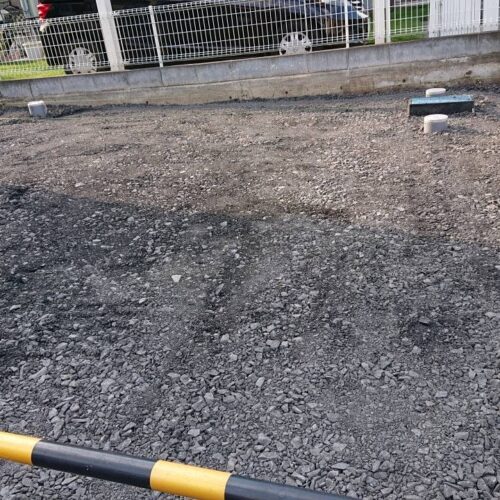 砕石入れです。