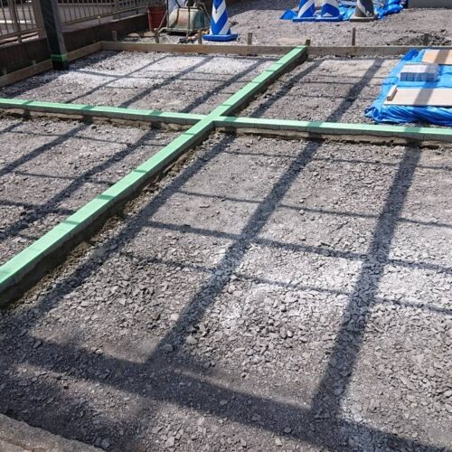 インターロッキング目地です。