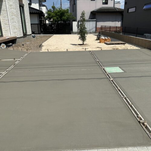 土間コンクリートです。