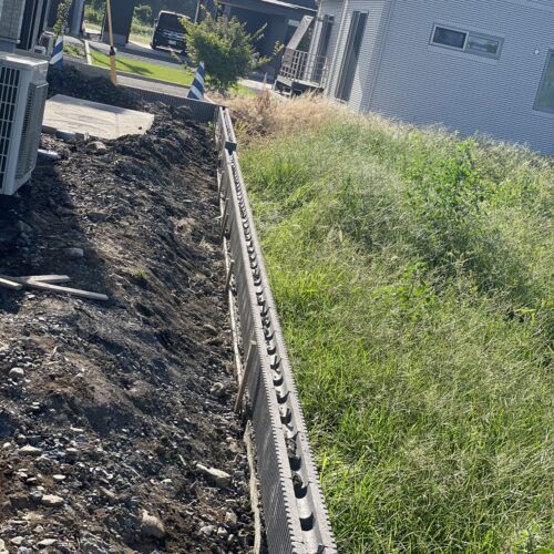 ブロック組積です。