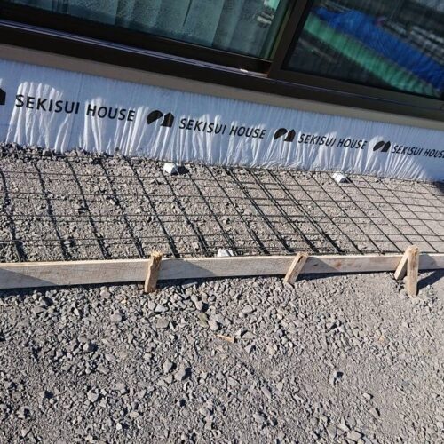 デッキ下コンクリートのワイヤーメッシュです。