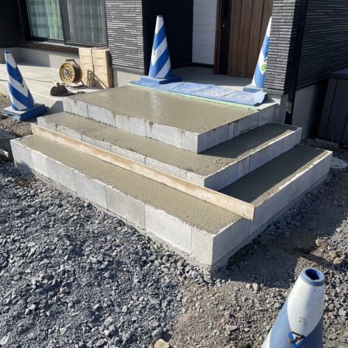 タイル下地コンクリートです。