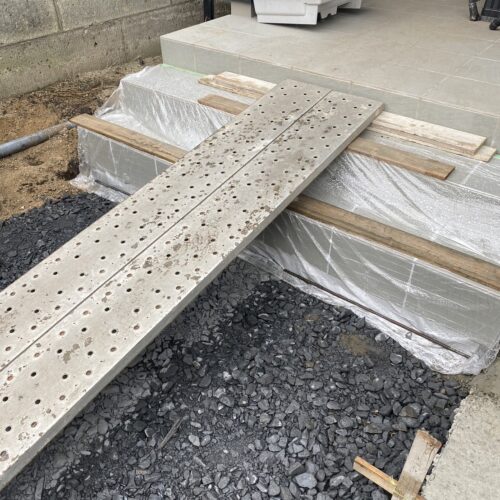 タイル施工です。