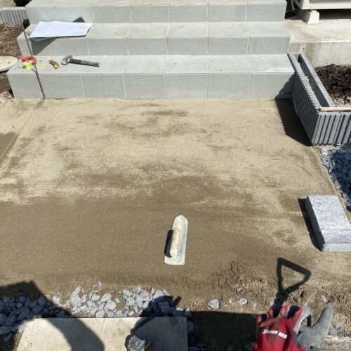 砂均し状況です。