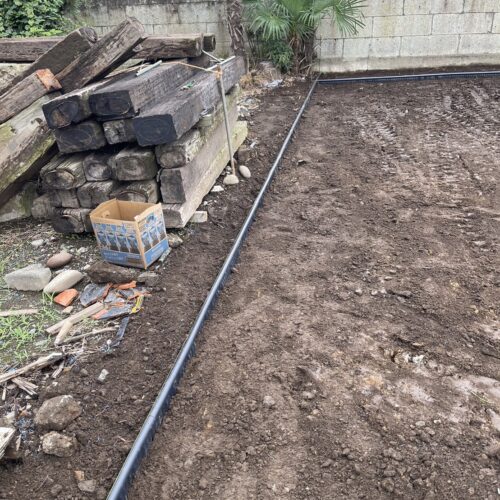 エッジキング施工です。