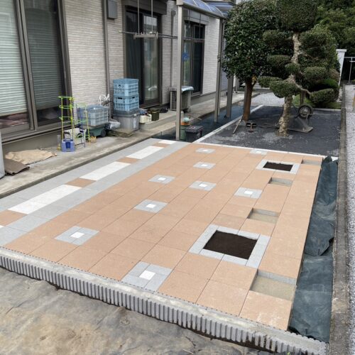 外部埋め戻しです。