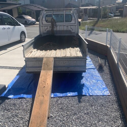 6号砕石下地掘削です。