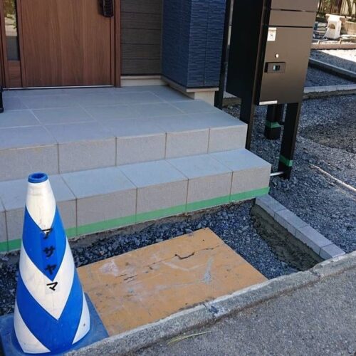 インターロッキング目地です。