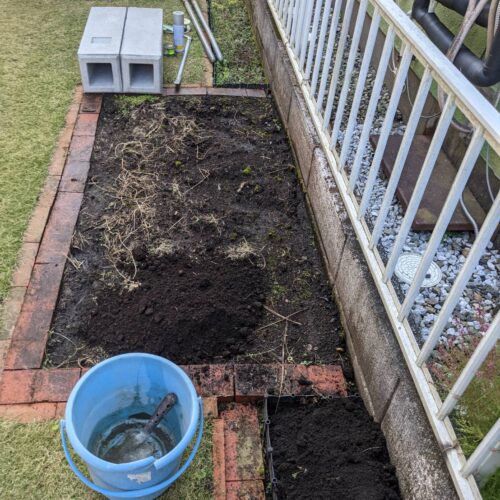 本日着工です。