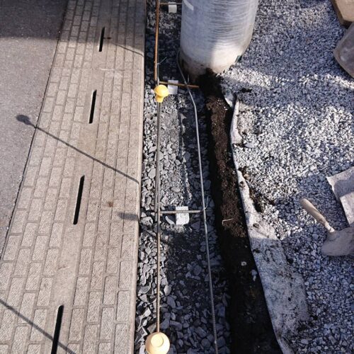 ブロックベース配筋です。