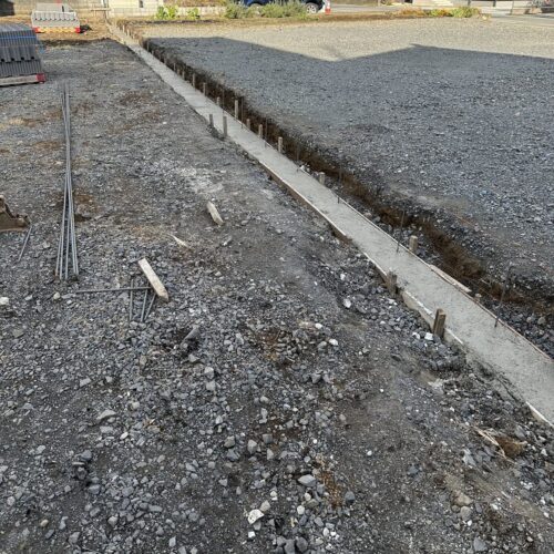 ブロックベースコンクリートです。