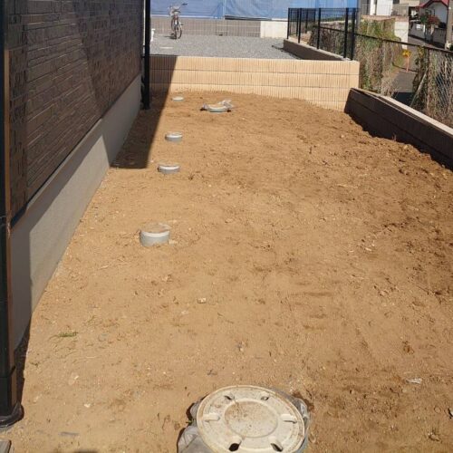 6号砕石すき取りです。