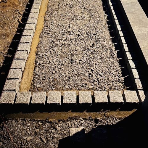 グラニート施工状況です。