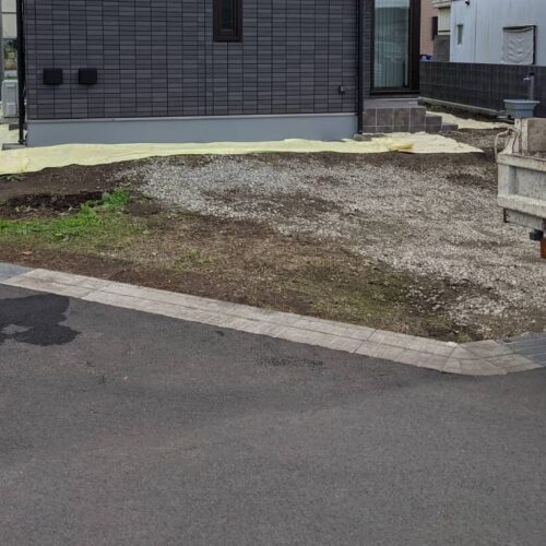 本日着工致します。よろしくお願いします。