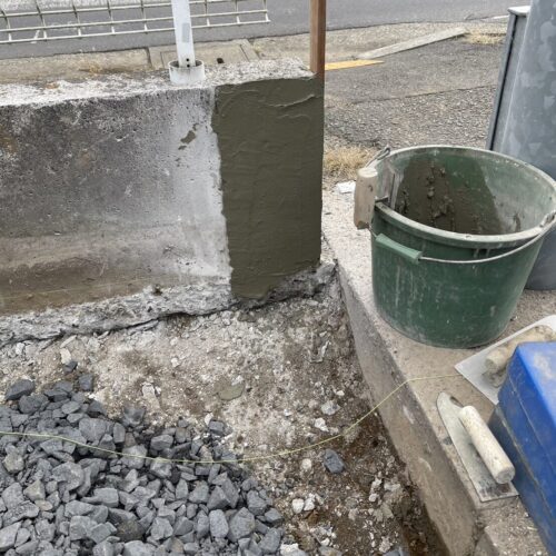 既存基礎補修です。