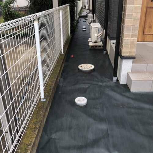 本日は雨の為工事作業はお休みとなります。