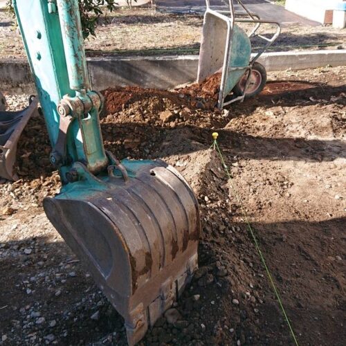 工事着工です。