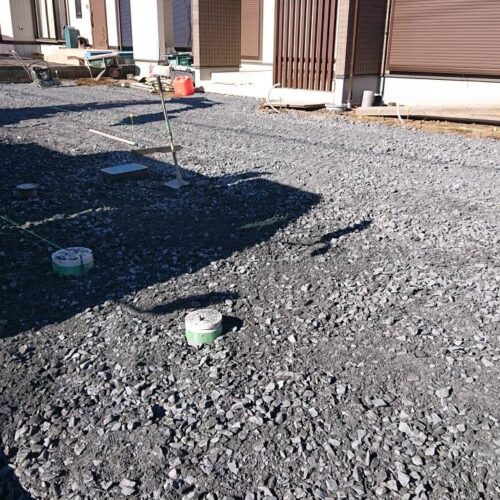 砕石入れです。