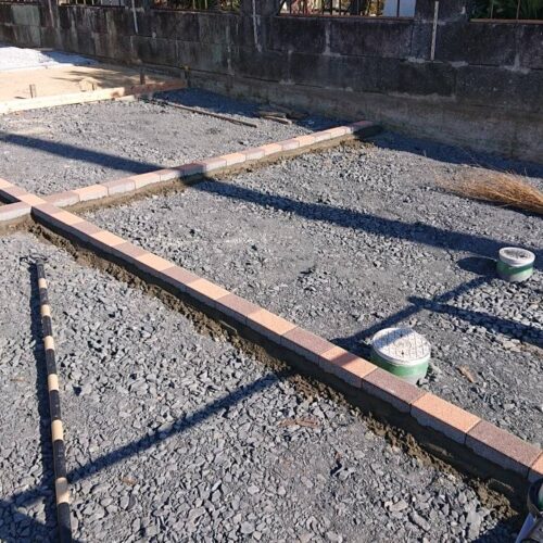 インターロッキング目地です。