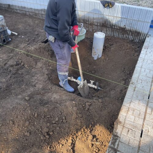 メーターボックス調整です。