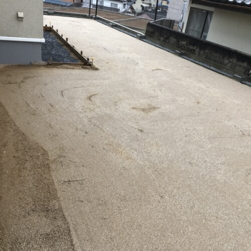 本日の工事作業は雨の為お休みとなります。