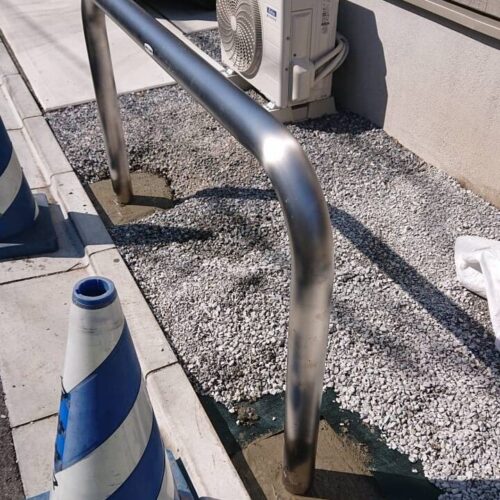 スペースガードの施工です。