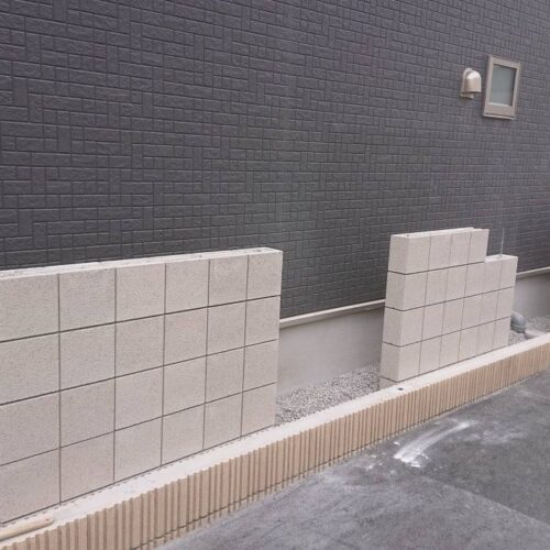 ブロック解体完了です。