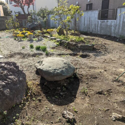 本日より着工致します。