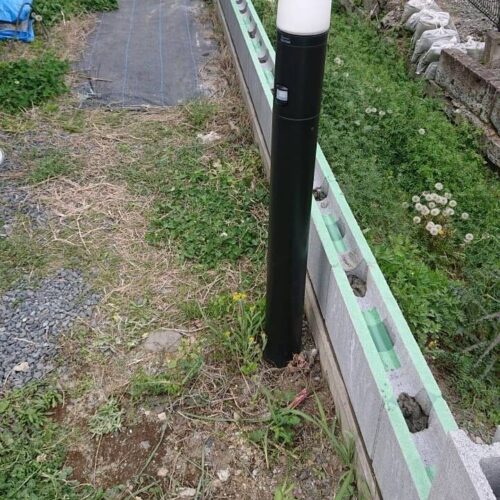 ブロック積み状況です。