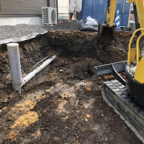 掘削及び設備工事となります。