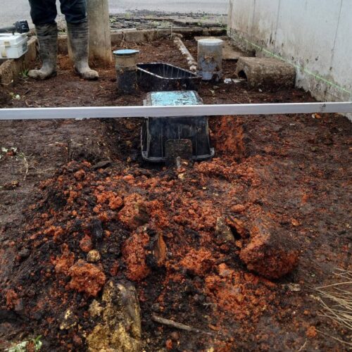 量水器調整です。