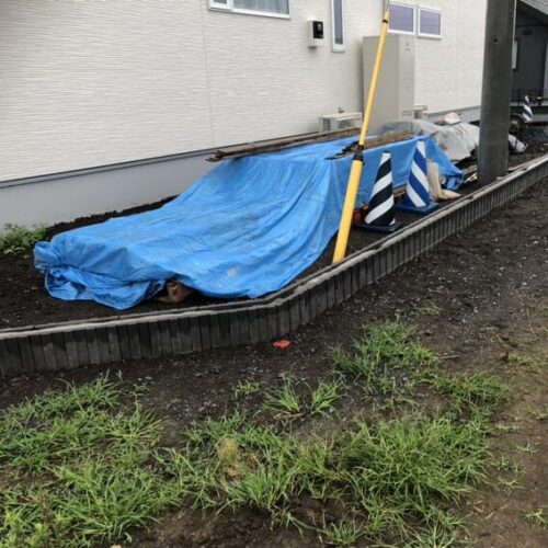 本日は雨の為に工事作業はお休みとなります。