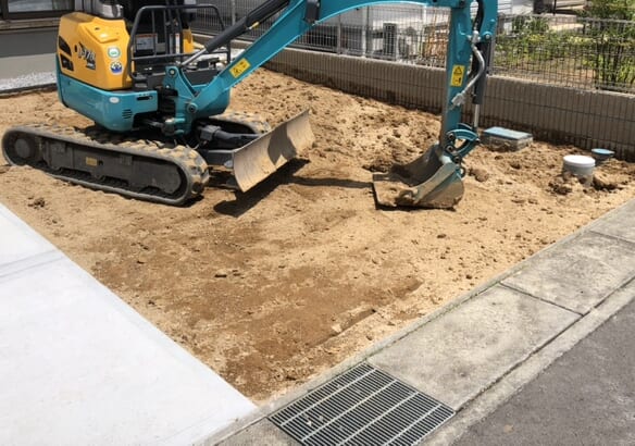 掘削作業となります。
