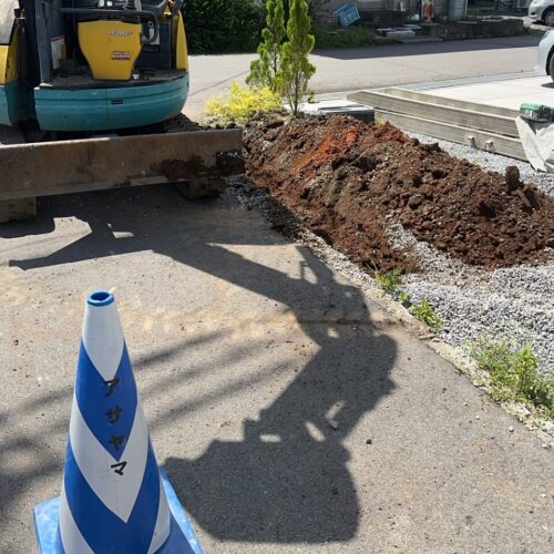 本日より着工となります。 本日より着工となります。