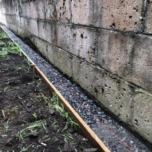 本日は雨の為に工事作業はお休みとなります。