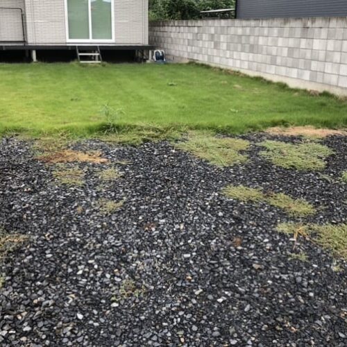 本日より工事着工予定でしたが雨の為作業の方はお休みとなります。